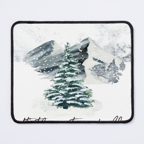 Item preview, It's The Most Wonderful Time of The Year, Winter Holidays, Watercolor Home Decor, Christmas Gift designed and sold by Dzhenka-Balimez.