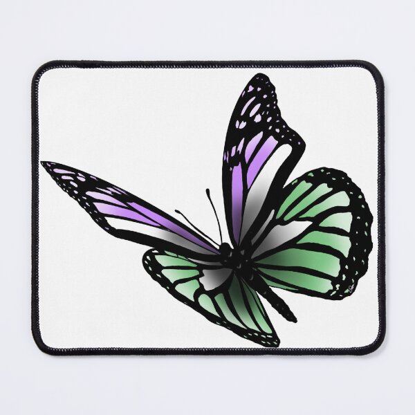 Item preview, Subtle Genderqueer Pride Butterfly designed and sold by Zeons-Art.