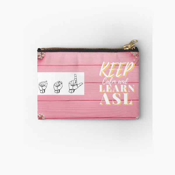 Item preview, keep calm and learn ASL designed and sold by adilelassouli.