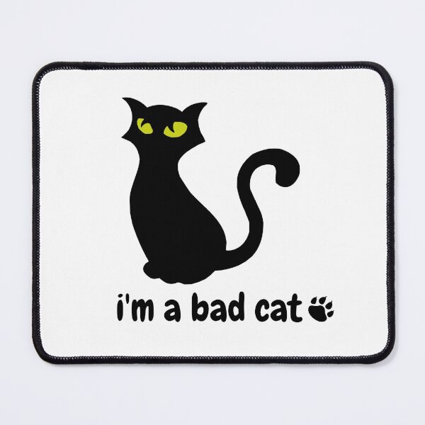 Item preview, I'm A Bad Cat: Funny Cat T-Shirt for Men Women, Perfect Cat Dad Mom Tshirt designed and sold by MARCOS LILI.