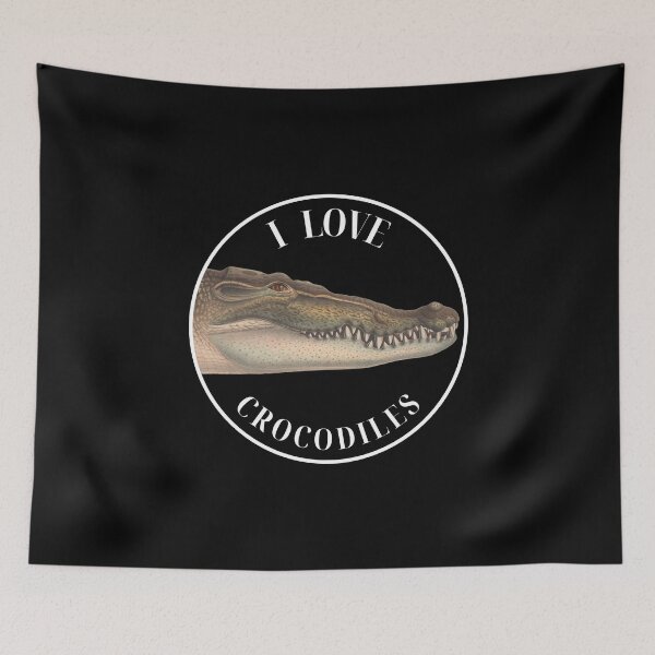 Item preview, I Love Crocodiles designed and sold by Einstein12345.