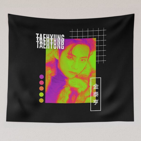 Item preview, BTS V Vaporwave Collage designed and sold by sakurapalette.