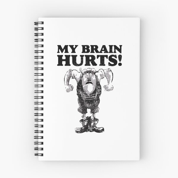 Item preview, My Brain Hurts! - Distressed Look designed and sold by risible.