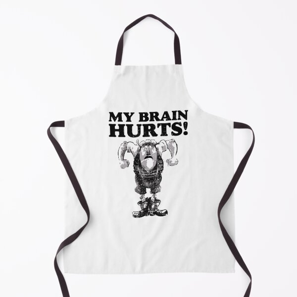 Item preview, My Brain Hurts! - Distressed Look designed and sold by risible.