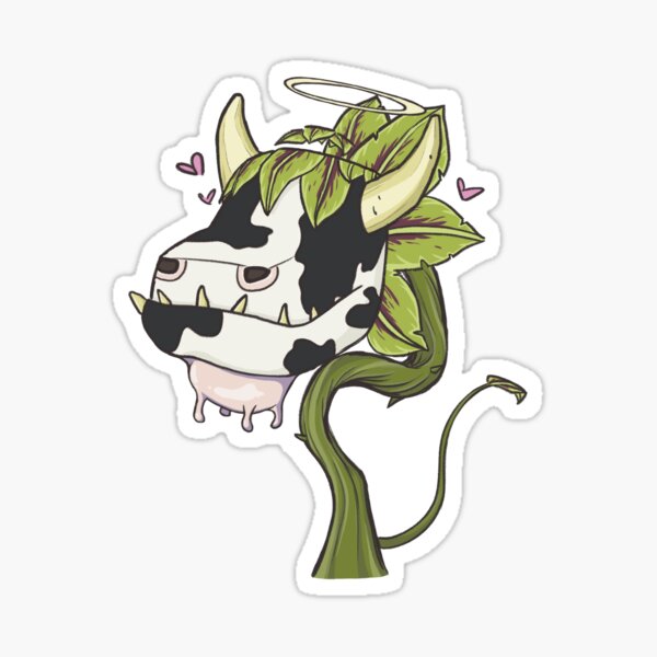Sims Matte Stickers  Grim Bella and Cowplant HANDMADE and HAND CUT  Perfect for a bullet journal