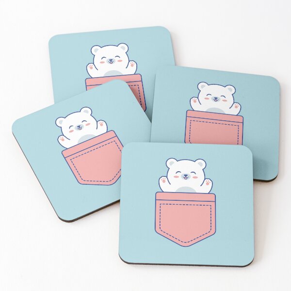 Item preview, Polar Bear in a Pocket designed and sold by AstrobearDesign.
