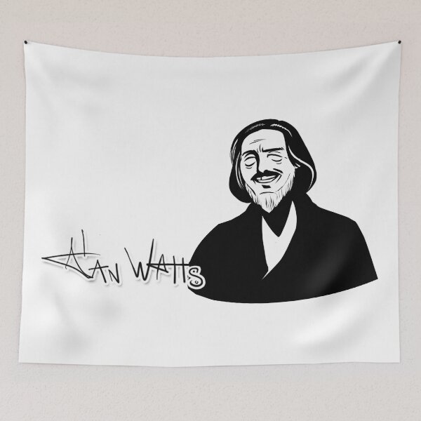 Item preview, Alan Watts - Cosmic Giggle designed and sold by PsilocyBram.