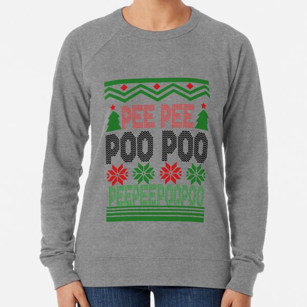 Artikel-Vorschau von Pee Pee Poo Poo Hässlicher Weihnachtspullover Sweatshirt, designt und verkauft von dgavisuals.
