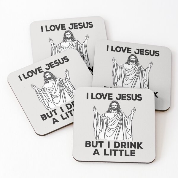 Item preview, FUNNY I love JESUS but I drink a little GIFT Costume designed and sold by KiraSpace.