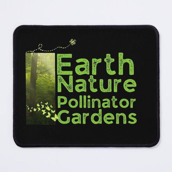 Item preview, Earth Nature Pollinator Gardens Grunge Text Design designed and sold by EarthArtDesigns.