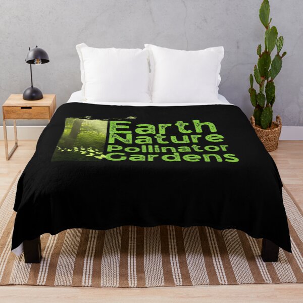 Item preview, Earth Nature Pollinator Gardens Grunge Text Design designed and sold by EarthArtDesigns.