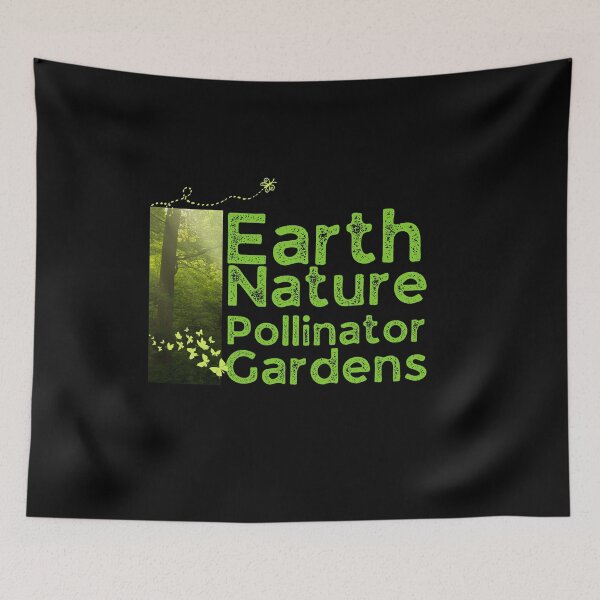 Item preview, Earth Nature Pollinator Gardens Grunge Text Design designed and sold by EarthArtDesigns.