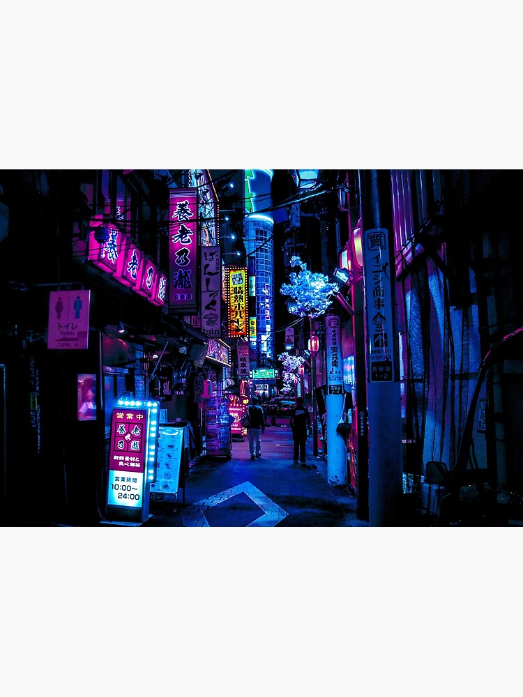 Blue Tokyo Alleys by HimanshiShah
