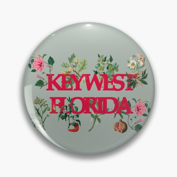 Item preview, Dark Pink Tropical Key West Florida designed and sold by Catawampus-Cat.