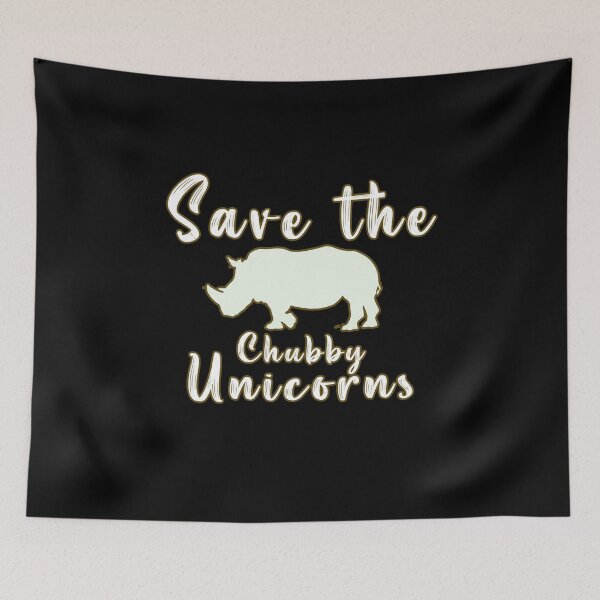 Item preview, Save the Chubby Unicorns designed and sold by Bouchfashions.