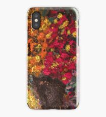 Two Tone Flower Abstraction iPhone Case
