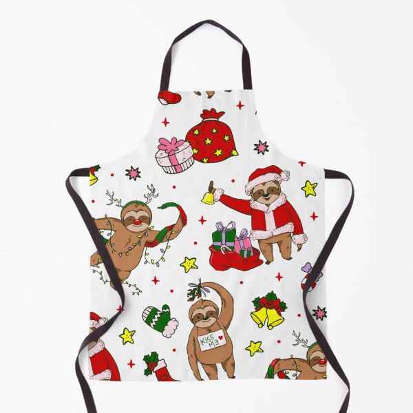 Item preview, christmas sloth santa claus reindeer  designed and sold by Gossip Rag.