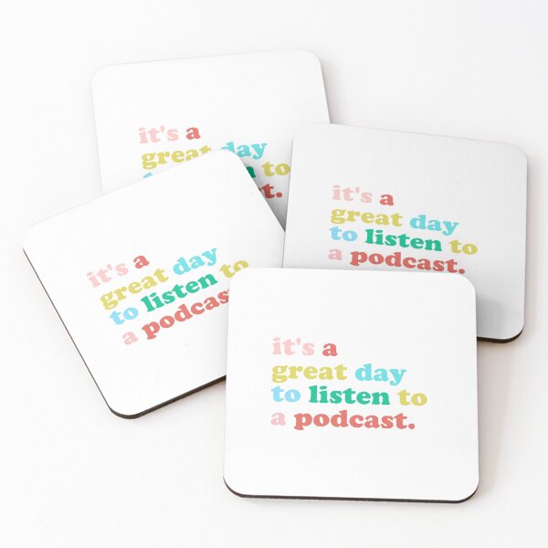 Item preview, It's a great day to listen to a podcast designed and sold by Elise North.