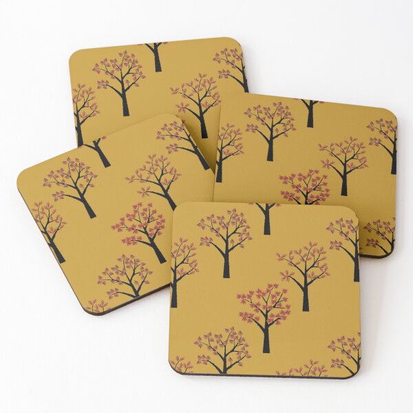 Item preview, 3 Fall Trees on golden rod. designed and sold by PlaneNsimple.