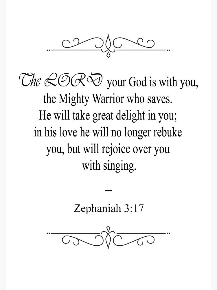 Zephaniah 3:17 Bible Verse