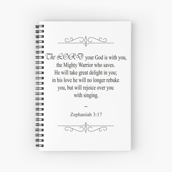 Bible Journal Zephaniah 3 17 -