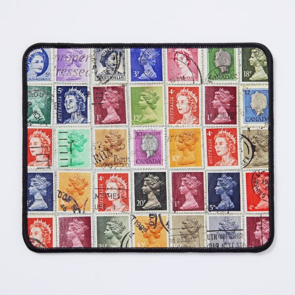 Item preview, Postage stamps of British Commonwealth with image of Her Majesty Queen Elizabeth. designed and sold by IaroslavB.