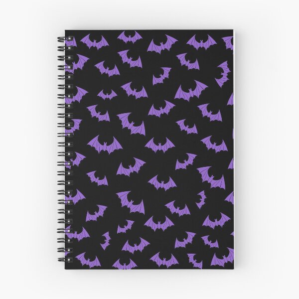 Item preview, Cute Spooky Halloween Bats Black and Purple  designed and sold by stacree.