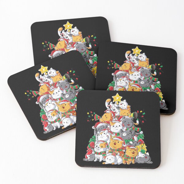 Item preview, Cat Christmas Tree Meowy Catmas Xmas designed and sold by RobertoGomis.