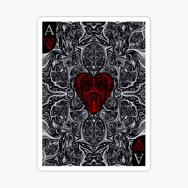 Item preview, the ace of all hearts designed and sold by JoeEJackson.