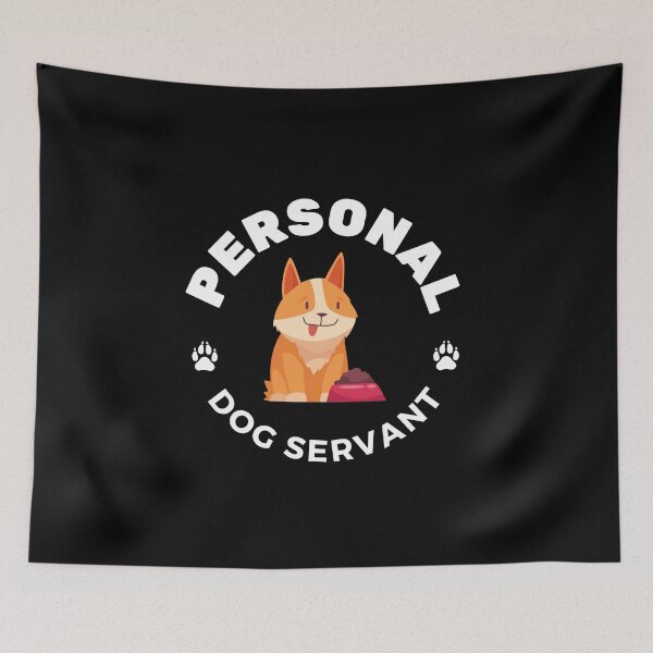 Item preview, Sirviente personal del perro | Divertida camiseta de perro para hombres y mujeres, camiseta perfecta para papá, mamá y perro designed and sold by MARCOS LILI.