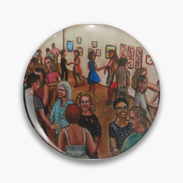 Item preview, Dance class at the Illinois State Museum Lockport Gallery designed and sold by Kathryn Claahsen.