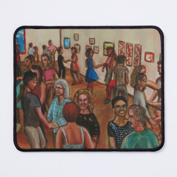 Item preview, Dance class at the Illinois State Museum Lockport Gallery designed and sold by Kathryn Claahsen.