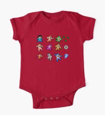 MegaMan Regenbogen Kurzärmeliger Einteiler