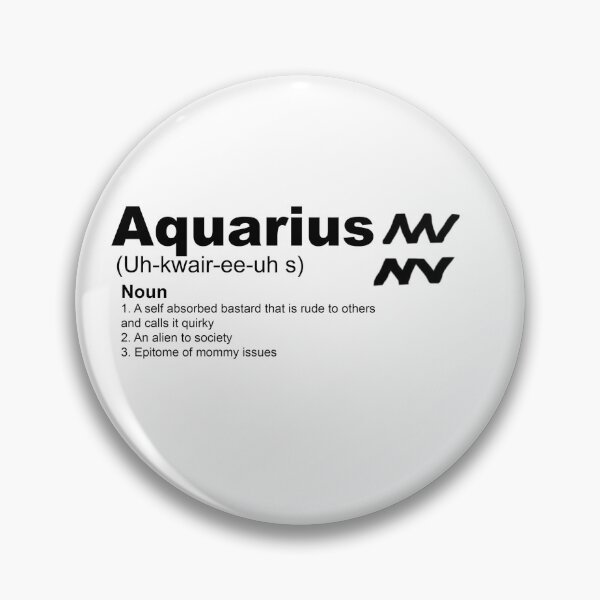 Item preview, Aquarius Definition (Astrology Series) designed and sold by CanIgetanopa.