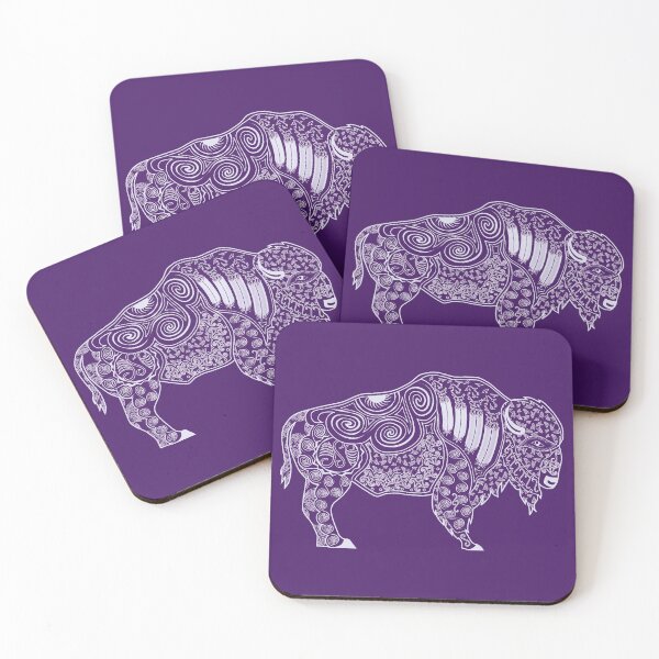 Item preview, White Buffalo White on Purple designed and sold by Ocymvi.