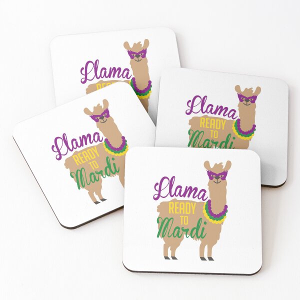 Item preview,  LLAMA READY TO MARDI  designed and sold by DiscoVibes.