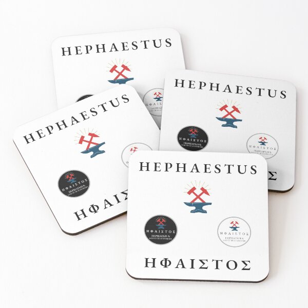 Item preview, Hephaestus Sticker Pack Greek Mythology God of Blacksmiths Anvil Hammer designed and sold by OnyxMoonDesigns.