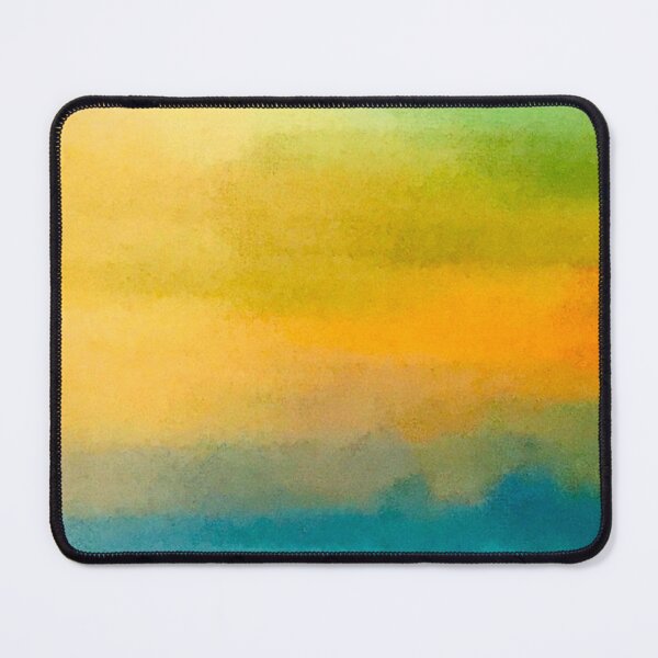 Item preview, Golden-Hue Sand With Blue Ocean Abstract Painting designed and sold by DEC02.