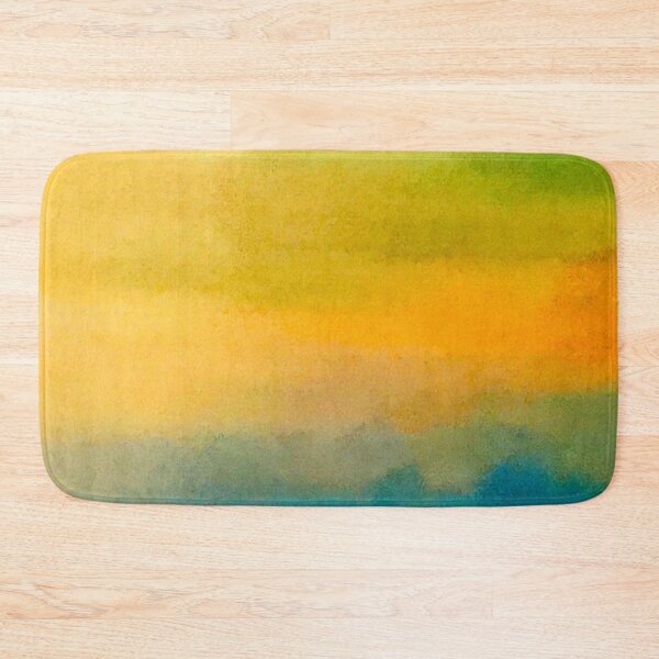 Item preview, Golden-Hue Sand With Blue Ocean Abstract Painting designed and sold by DEC02.