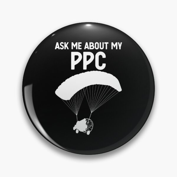 Item preview, Ask Me About My PPC Paraglider Powered Parachute print designed and sold by jakehughes2015.