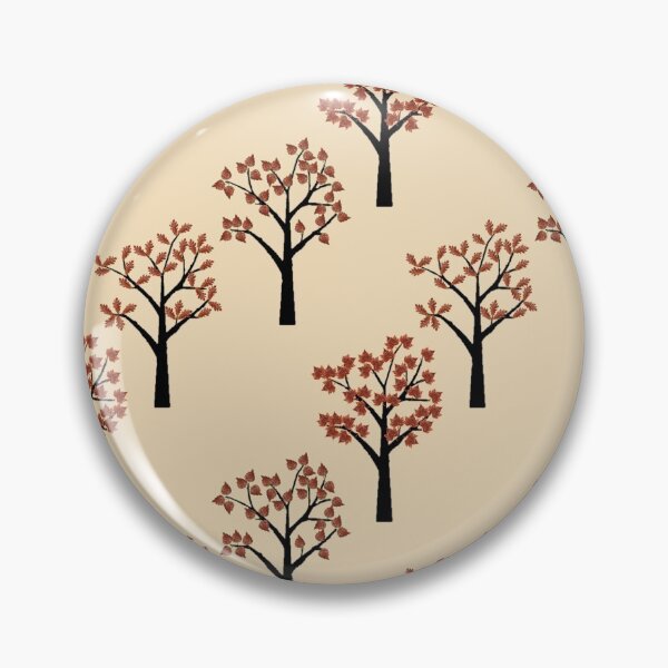 Item preview, Fall Trees on cream. designed and sold by PlaneNsimple.