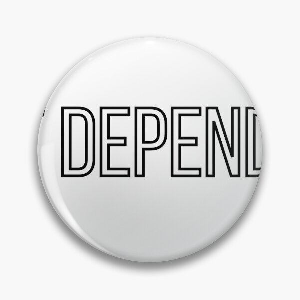Item preview, It Depends (Plain) designed and sold by InkThinkArt.