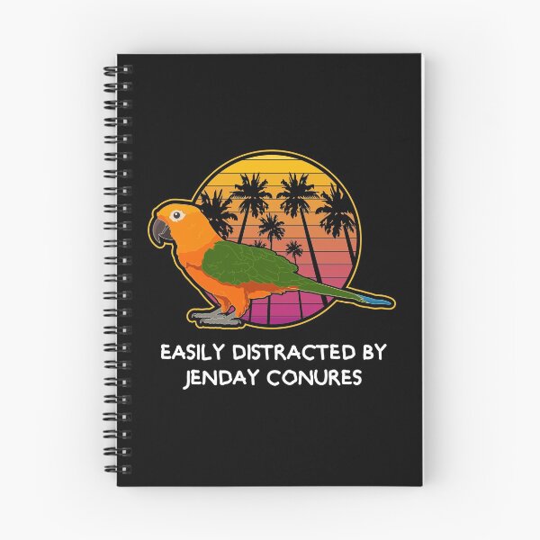 Item preview, Easily Distracted By Jenday Conures Pet Parrot Bird Owner design designed and sold by jakehughes2015.