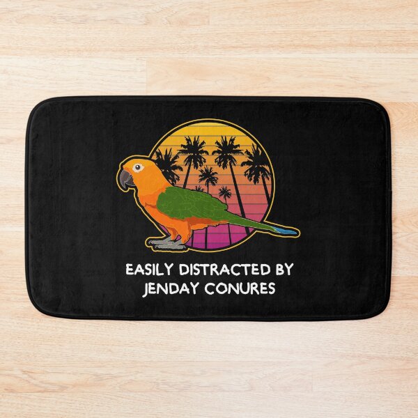 Item preview, Easily Distracted By Jenday Conures Pet Parrot Bird Owner design designed and sold by jakehughes2015.