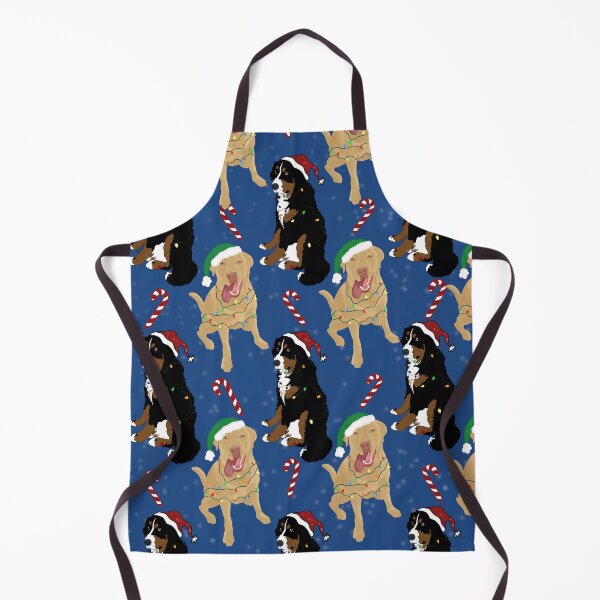 Item preview, Christmas Dudley Labrador and Bernese - Blue designed and sold by KantstandyaC.