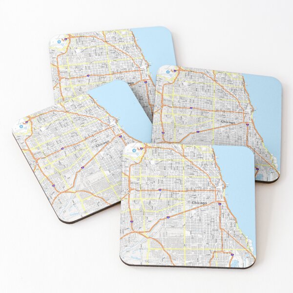 Item preview, Chicago city map art Museum Bears Sox Lincoln Park designed and sold by Midwest-Goods.
