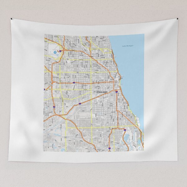 Item preview, Chicago city map art Museum Bears Sox Lincoln Park designed and sold by Midwest-Goods.