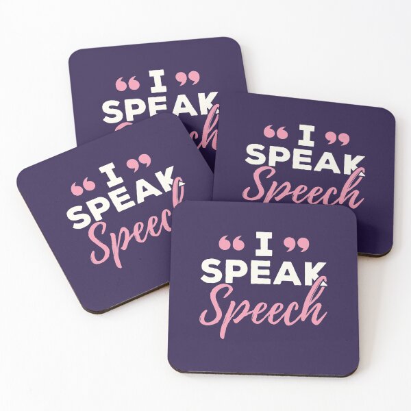Item preview, I Speak Speech SLP Speech Language Pathologist designed and sold by jaygo.
