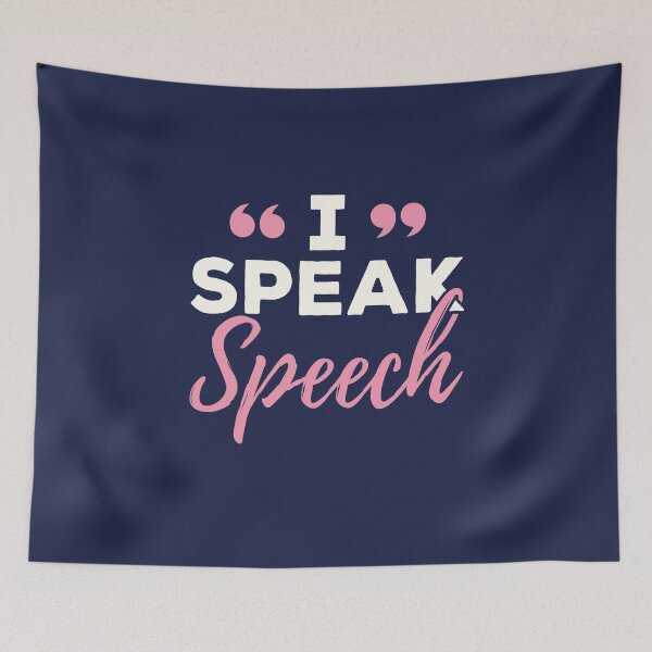 Item preview, I Speak Speech SLP Speech Language Pathologist designed and sold by jaygo.