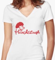 Puppet-fil-a Women's Fitted V-Neck T-Shirt